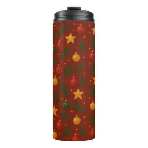 Garrafa Térmica Red Christmas Thermal Tumbler - Férias Festivas