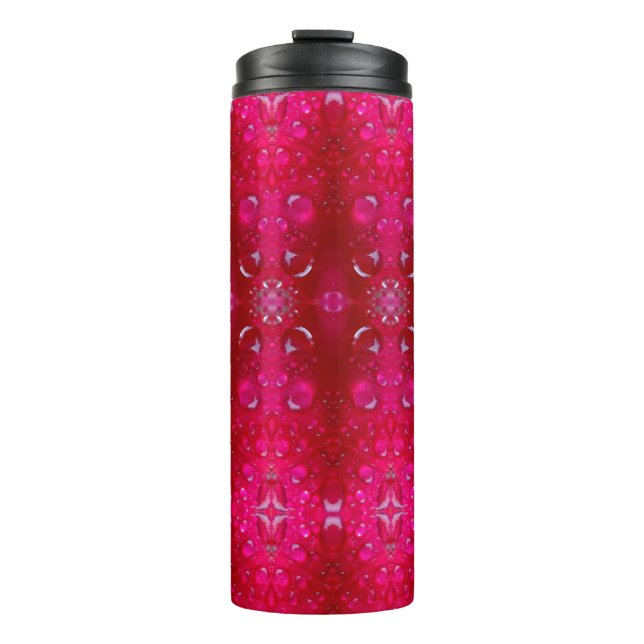 Garrafa Térmica Red Dianthus Ikat 4 (Frente)