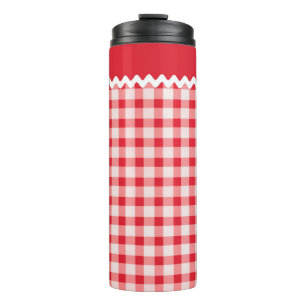 Garrafa Térmica Red Gingham Thermal Tumbler