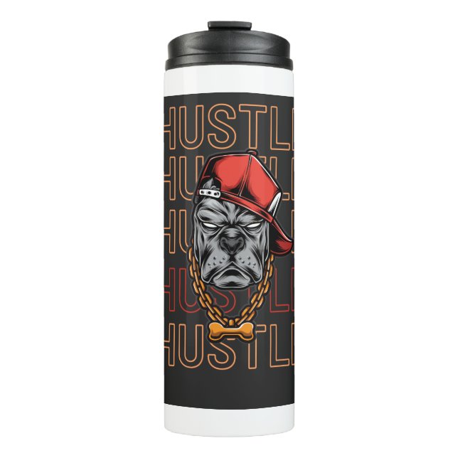Garrafa Térmica  Red Hat Mad Dog Hustle  (Frente)