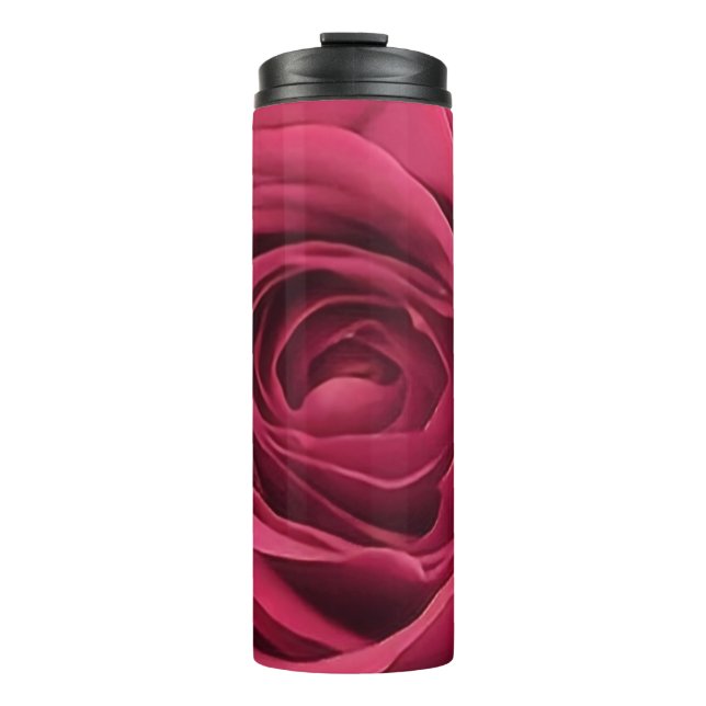 Garrafa Térmica Red Rosebud (Frente)