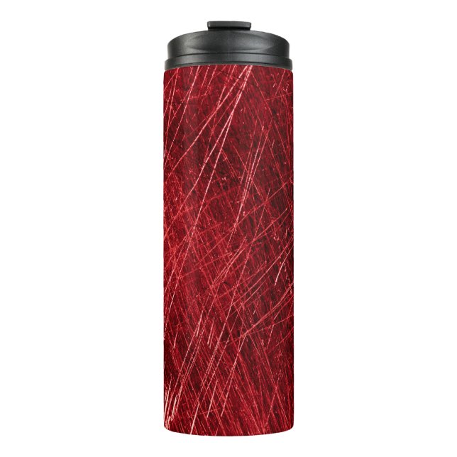 Garrafa Térmica Red scratch abstract backgroundabstract, aged, alu (Frente)