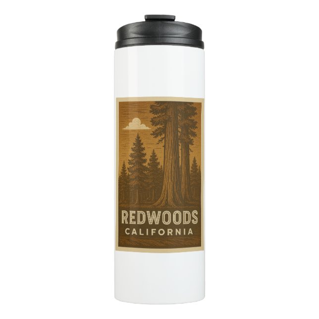 Garrafa Térmica Red Woods National Park California Thermal Tumbler (Frente)