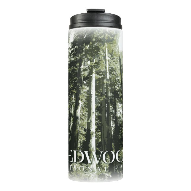 Garrafa Térmica Redwood Tumbler, Caneca de viagem do Parque Nacion (Frente)