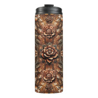 Relevo Floral Falso Olhar de Couro