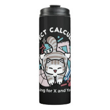 Resolvendo para X e Bocejos – Gato Malhado Fofo Pi