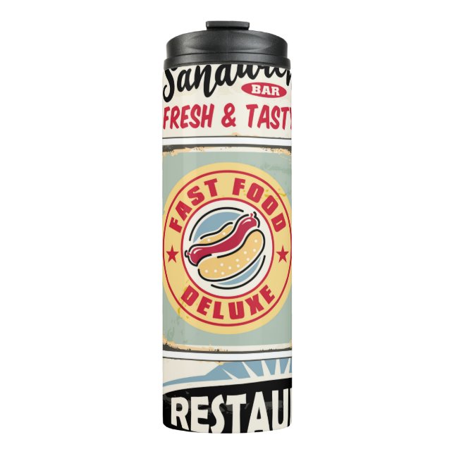 Garrafa Térmica Restaurantes e restaurantes de comida rápida (Frente)