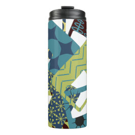 Garrafa Térmica Retângulos Modernos do Século Médio Arredondados