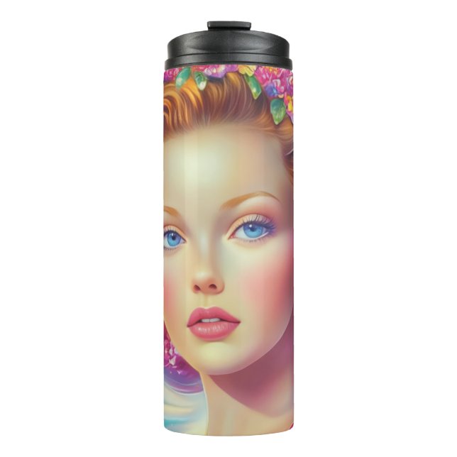 Garrafa Térmica Retrato da Coroa Eoral (Frente)