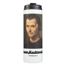 Garrafa Térmica Retrato da Equipe Maquiavel de Niccolò Maquiavel