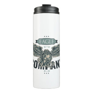 Garrafa Térmica Retro Eagle Company Design Americano