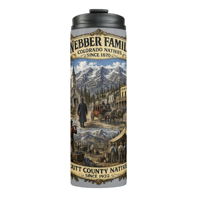 Garrafa Térmica Reunião da Família Webber (Frente)