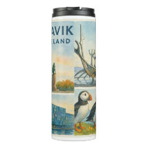 Reykjavik Islândia multivisualização
