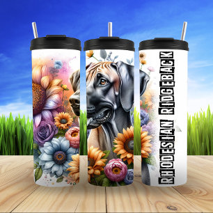 Garrafa Térmica Ridgeback Floral Harmonia Rhodesian