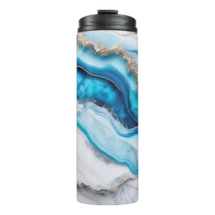 Garrafa Térmica Rio Azul Marble