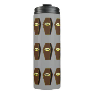 Garrafa Térmica RIP Halloween Coffin of Doom Thermal Tumbler