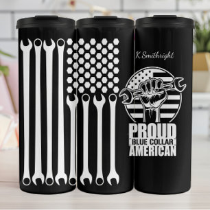 Garrafa Térmica Riqueza Azul-Colar Americana