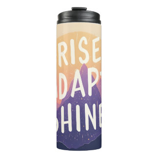 Garrafa Térmica Rise Adapt Shine - Inspirational Mountain Sunrise