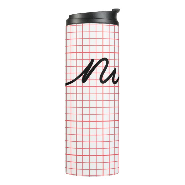 Garrafa Térmica ritmo ekg de enfermeiro faixa cardíaca (Giro à esquerda)