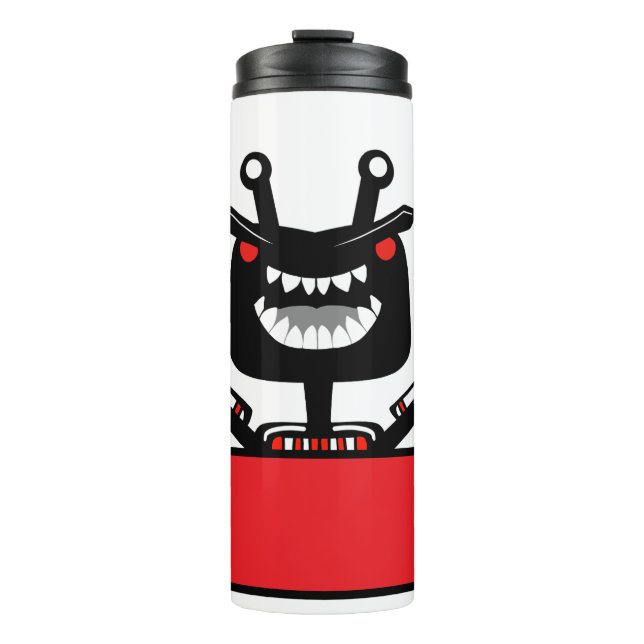 Garrafa Térmica Robo Monster T-Shirt (Frente)