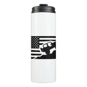 Garrafa Térmica Rock Crawler American Flag #USAPatriotGraphics ©