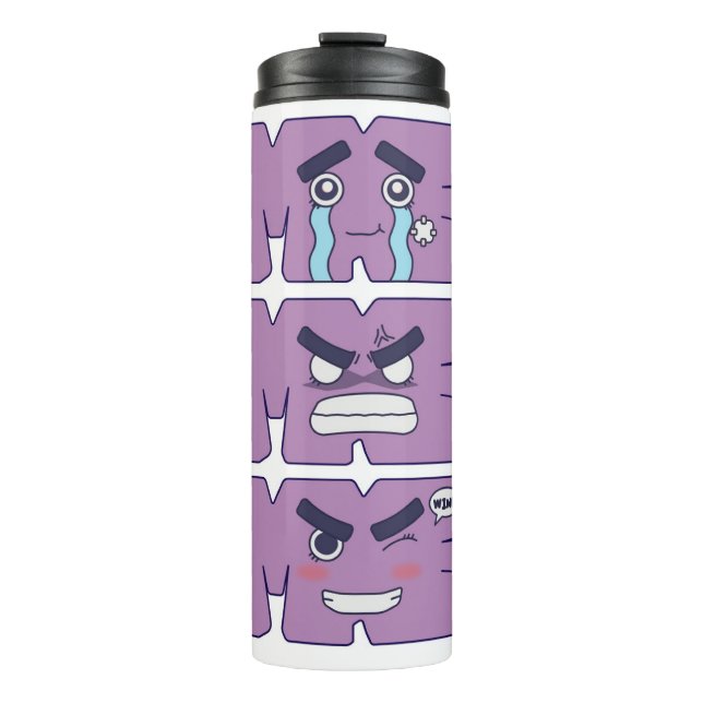 Garrafa Térmica Rock Lee! Faces Tumbler (Frente)