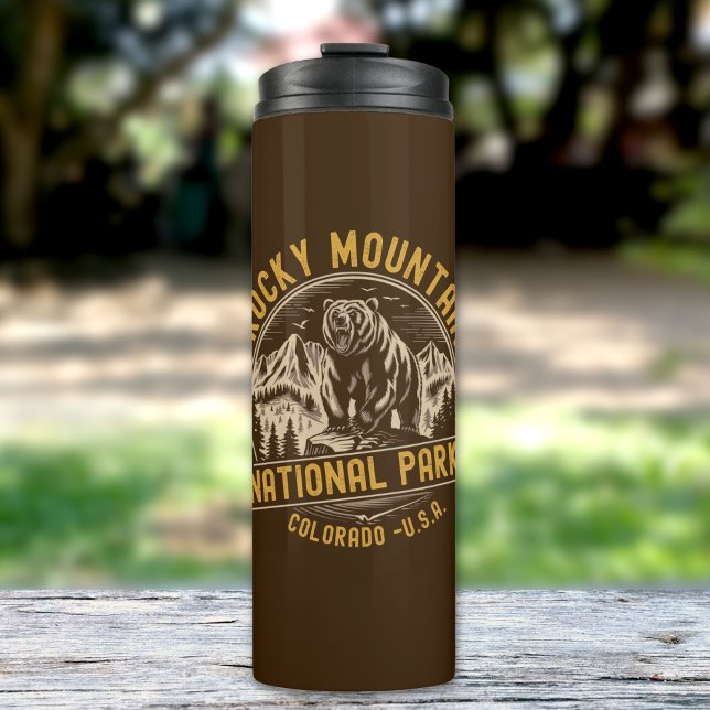 Garrafa Térmica Rocky Mountain National Park Colorado (Criador carregado)
