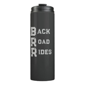 Garrafa Térmica Rodas traseiras Logotipo e Cinza