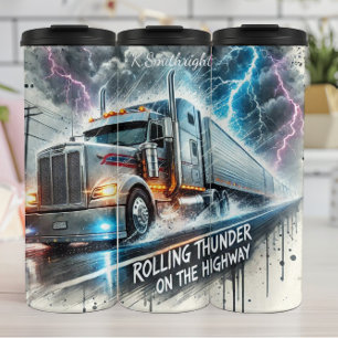 Garrafa Térmica Rolling Thunder Semi Truck Storm