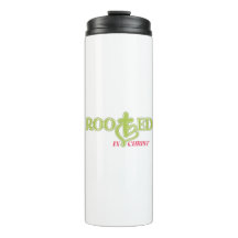 Rooted in Christ Bible Verse Tumbler