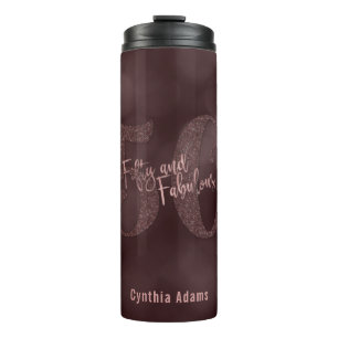 Garrafa Térmica Rosa Dourada Literatura & Bokeh 50 & Fabulosa Tipo