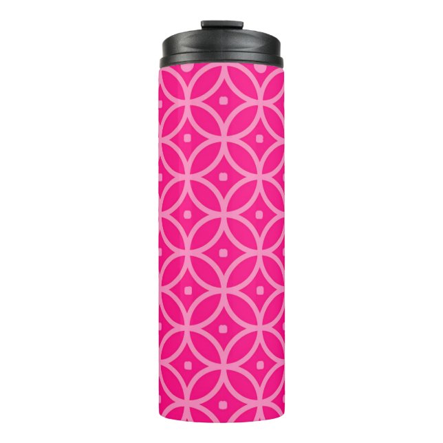 Garrafa Térmica Rosa Vibrante Esnobe (Frente)