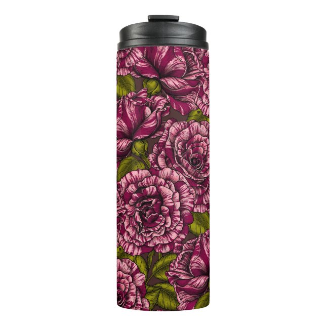 Garrafa Térmica Rosas para você (Frente)