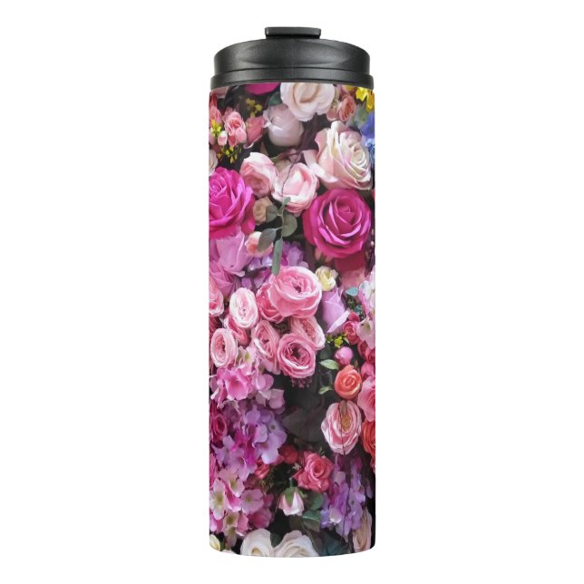 GARRAFA TÉRMICA  ROSAS ROMÂNTICOS (Frente)