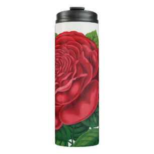 Garrafa Térmica Rose Print Rochester Litografia e Companhia de Imp
