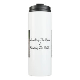Garrafa Térmica Roses & Bible Thermal Tumbler SVGRTB
