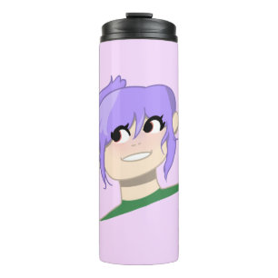 Garrafa Térmica Rosto de Cartografia de Menina