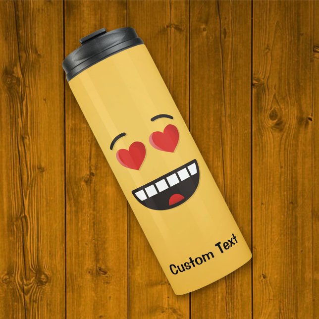 Garrafa Térmica Rosto Sorridente com Tumba Térmica de Olhos em For (Criador carregado)