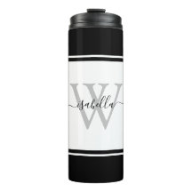 Rótulo Monogramado Feminino Moderno Tendente a Pre