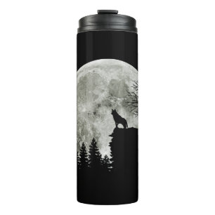 Garrafa Térmica Rouco Em Montanha, Lua De Halloween Spooky