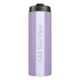 Garrafa Térmica Roxo de Lavanda Leve Elegante Personalizável