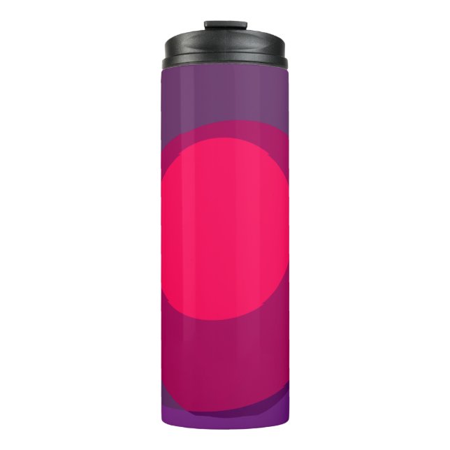 Garrafa Térmica Roxo E Rosa 6078 (Frente)