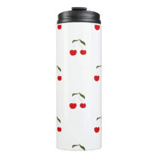 Garrafa Térmica Rustic Modern Cherry Patterns Water Bottle