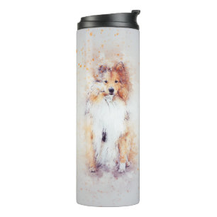 Garrafa Térmica Sable Rough Collie Puppy
