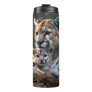 Garrafa Térmica Safari-themed stainless steel travel mug, cute