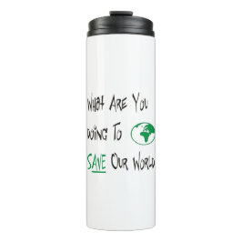 Garrafa Térmica Salve nosso mundo