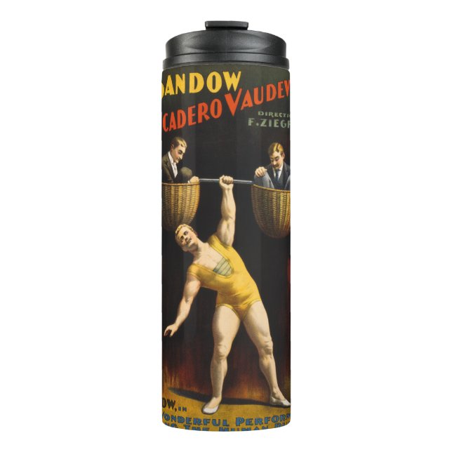 Garrafa Térmica Sandow Eugen Sandow Vaudeville Weightlifter (Frente)