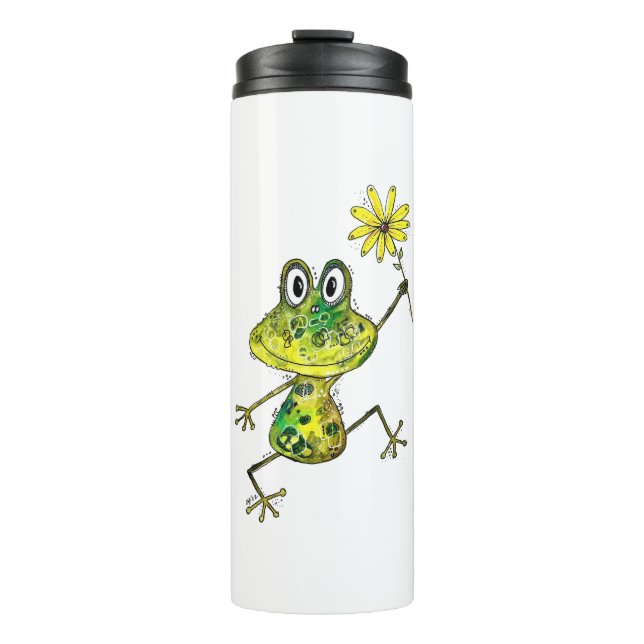 Garrafa Térmica Sapo Feliz e Bonito (Frente)