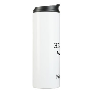 GARRAFA TÉRMICA SAÚDE É TUMBLER TÉRMICO DE RIQUEZA