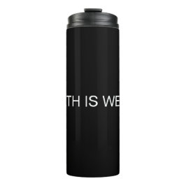 GARRAFA TÉRMICA  SAÚDE É TUMBLER TÉRMICO DE RIQUEZA